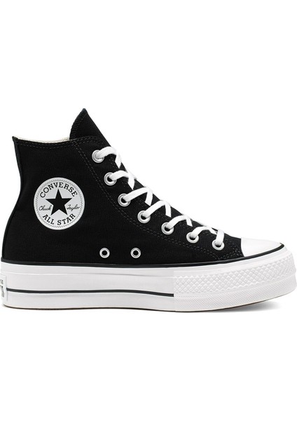 Chuck Taylor All Star Lıf Siyah Beyaz Kadın Sneaker