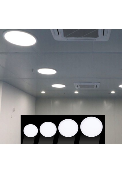 Meıdee Sıva Altı LED Panel Yuvarlak 20W 1700 Lümen Günışığı IP20 Sıva Altı LED Panel Meıdee