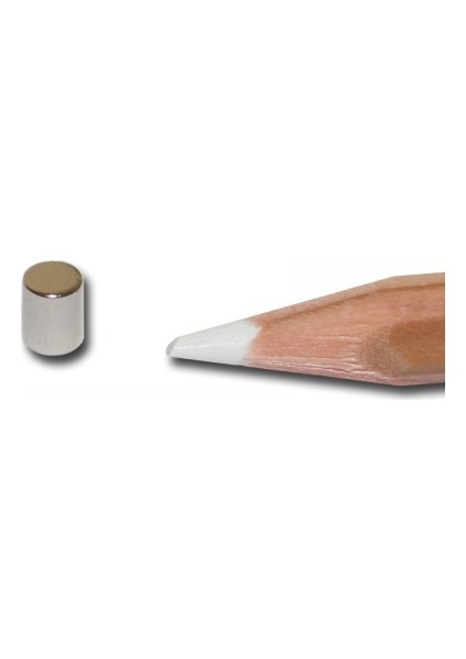 4 x 6 mm Çap: 4 Mm, Kalınlık : 6 mm Yuvarlak Neodyum Mıknatıs