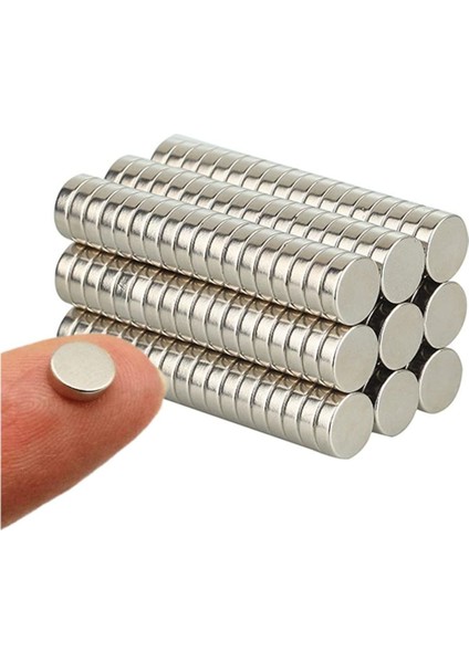 5x1,5 mm Yuvarlak Neodyum Mıknatıs - Disk Magnet (Çap: 5 mm Kalınlık : 1,5 mm)