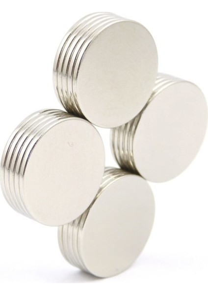 15 x 1 mm Çap: 15 Kalınlık : 1 Yuvarlak Neodyum Mıknatıs