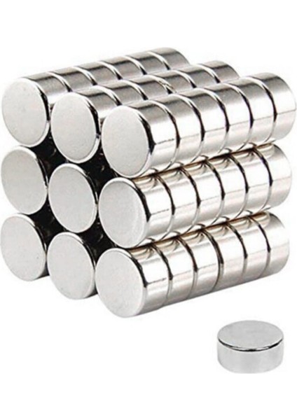 15 x 5 mm Çap: 15 Kalınlık : 5 Yuvarlak Neodyum Mıknatıs