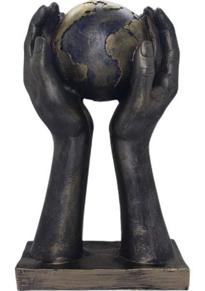Dünya Tutan Eller Biblo 31 x 19 cm