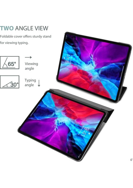 Apple iPad Pro 11 Inç 2020 Exclusive Smart Cover Akıllı Stand Kırmızı