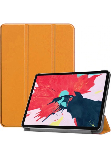 Apple iPad Pro 11 Inç 2020 Exclusive Smart Cover Akıllı Stand Turuncu