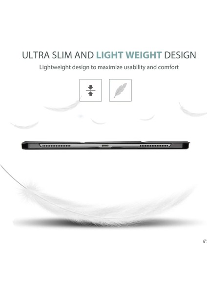 Apple iPad Pro 12.9 2020 Exclusive Smart Cover Akıllı Stand Mor