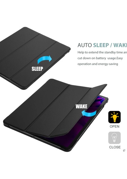 Apple iPad Pro 12.9 2020 Exclusive Smart Cover Akıllı Stand Mor