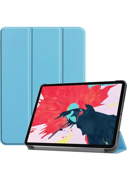 Apple iPad Pro 12.9 2020 Exclusive Smart Cover Akıllı Stand Mavi