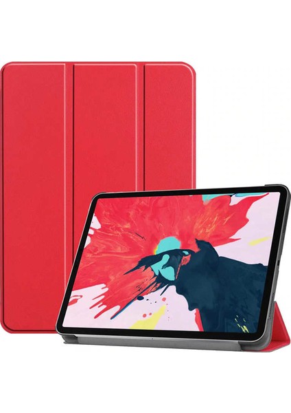 Apple iPad Pro 12.9 2020 Exclusive Smart Cover Akıllı Stand Kırmızı