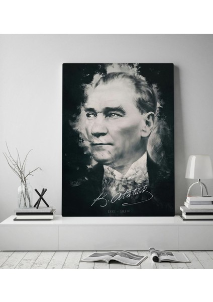 Gift Atatürk Tasarımlı Kanvas Tablo-39 70X100CM