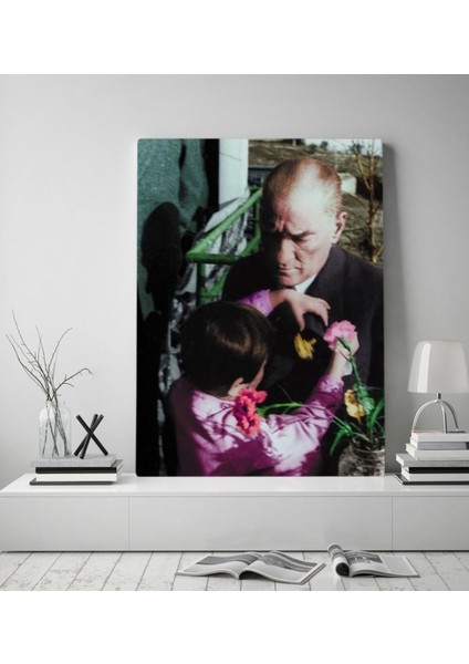 Gift Atatürk Tasarımlı Kanvas Tablo-46 70X100CM