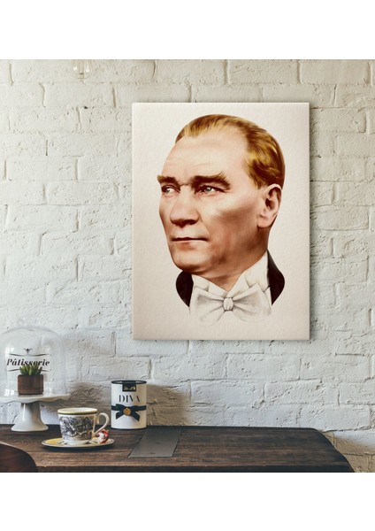 Gift Atatürk Tasarımlı Kanvas Tablo-11 30X50CM