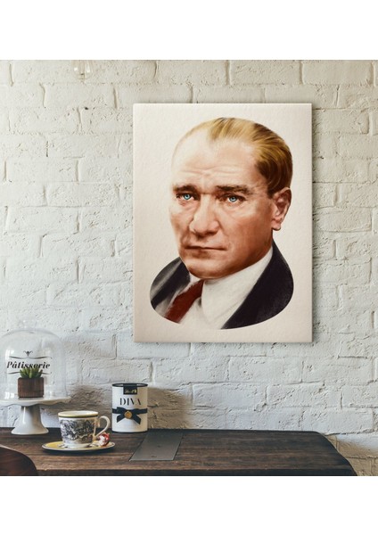 Gift Atatürk Tasarımlı Kanvas Tablo-10 30X50CM