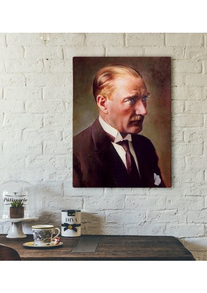 Gift Atatürk Tasarımlı Kanvas Tablo-34 30X50CM