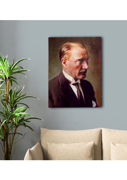 Gift Atatürk Tasarımlı Kanvas Tablo-34 50X70CM