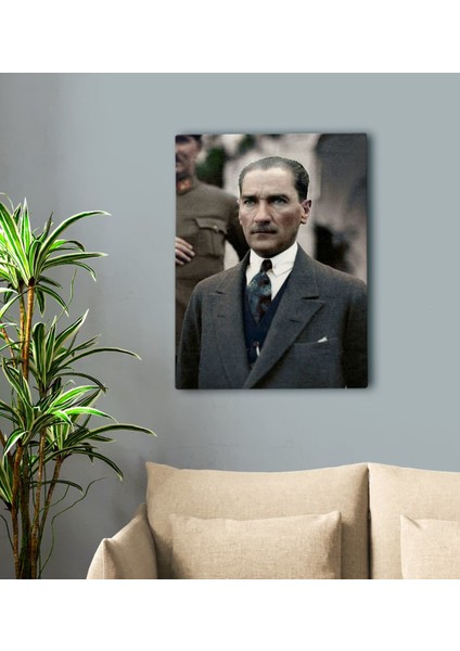 Gift Atatürk Tasarımlı Kanvas Tablo-32 50X70CM