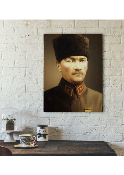 Gift Atatürk Tasarımlı Kanvas Tablo-27 30X50CM