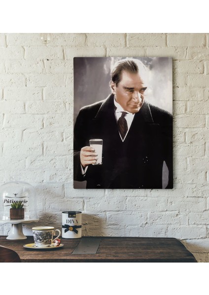 Gift Atatürk Tasarımlı Kanvas Tablo-15 30X50CM
