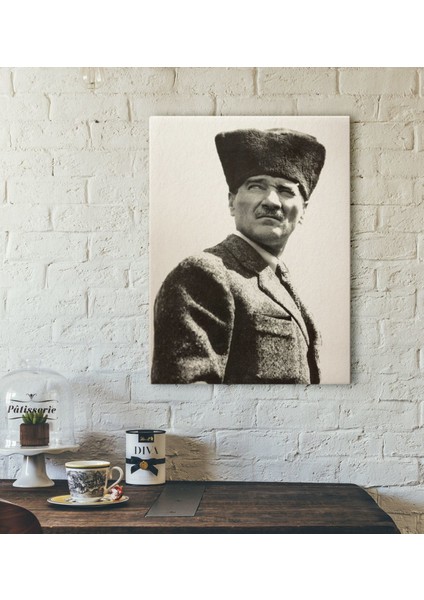 Gift Atatürk Tasarımlı Kanvas Tablo-13 30X50CM