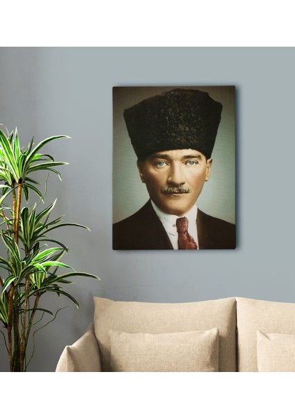 Gift Atatürk Tasarımlı Kanvas Tablo-8 50X70CM
