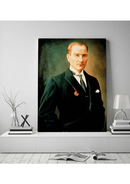 Gift Atatürk Tasarımlı Kanvas Tablo-7 70X100CM