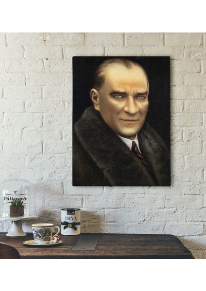 Gift Atatürk Tasarımlı Kanvas Tablo-6 30X50CM