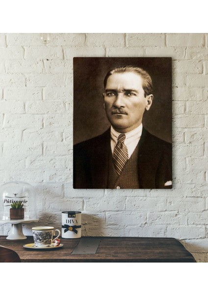 Gift Atatürk Tasarımlı Kanvas Tablo-5 30X50CM