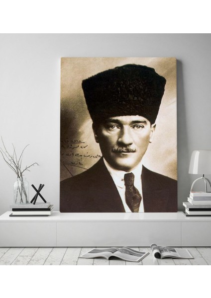 Gift Atatürk Tasarımlı Kanvas Tablo-3 70X100CM