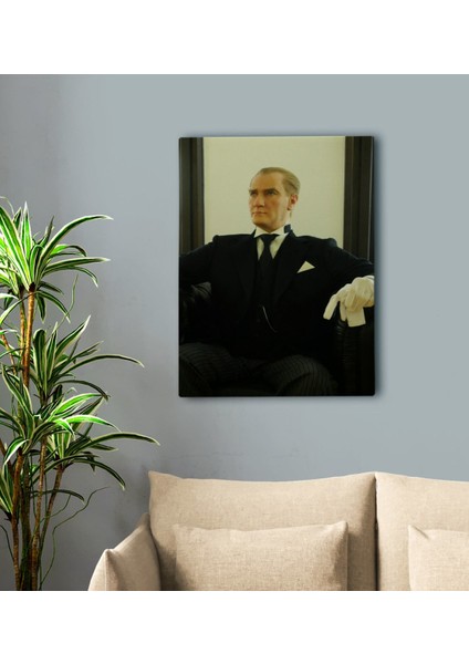 Gift Atatürk Tasarımlı Kanvas Tablo-1 50X70CM