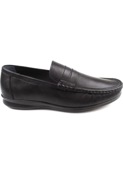 Loafer Ayakkabı Siyah Antik