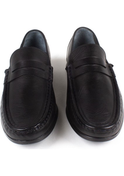 Loafer Ayakkabı Siyah Antik