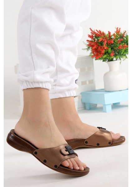 6500 Minelli Orto Pedik Kadın Terlik Ayakkabı