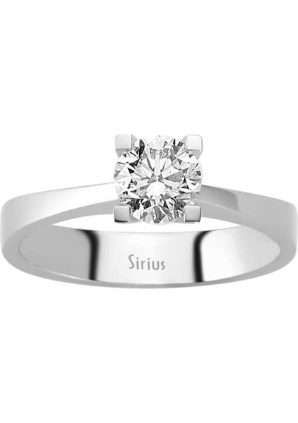 G Renk 0,81 Karat Pırlanta Tektaş Yüzük 0423R0062