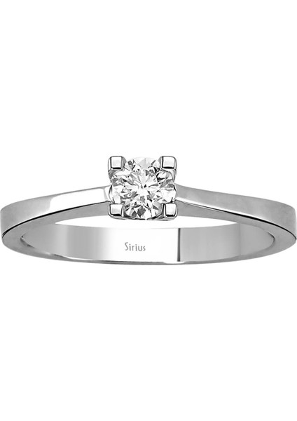 G Renk 0,31 Karat Pırlanta Tektaş Yüzük 0423R0078