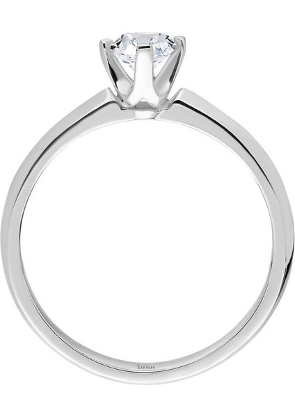 F Renk 0,33 Karat Pırlanta Tektaş Yüzük 0423R0154 modelleri