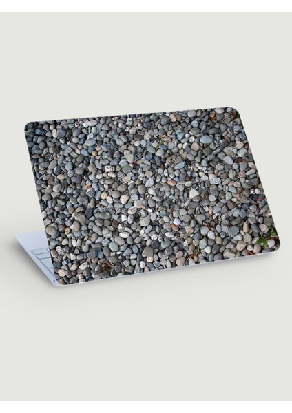 Karışık Taşlar Dokulu Laptop Sticker