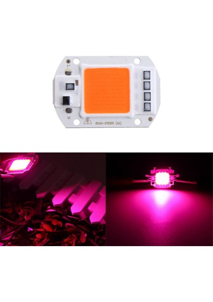 Ful Spektrum 220 V Cob LED 50 W Bitki Yetiştirme Işığı