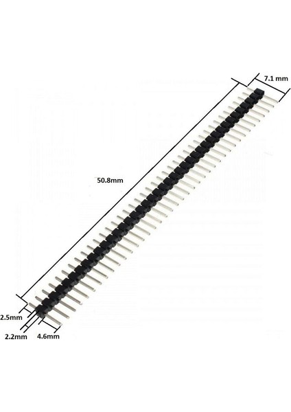 1X40 1.27MM Erkek Header