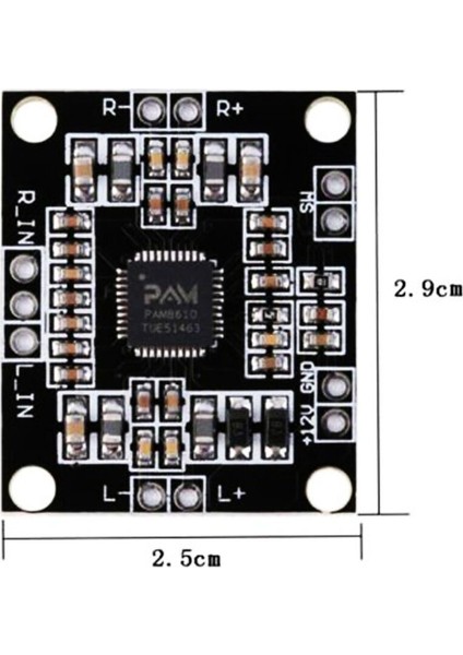 PAM8610 2X15W Stereo Amfi Modülü