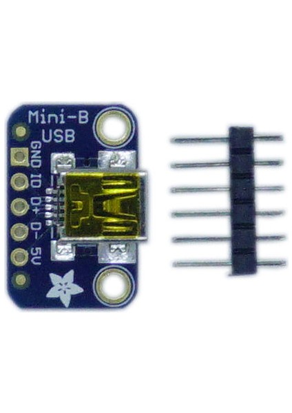 USB Mini-B Breakout Kartı - Çevirici