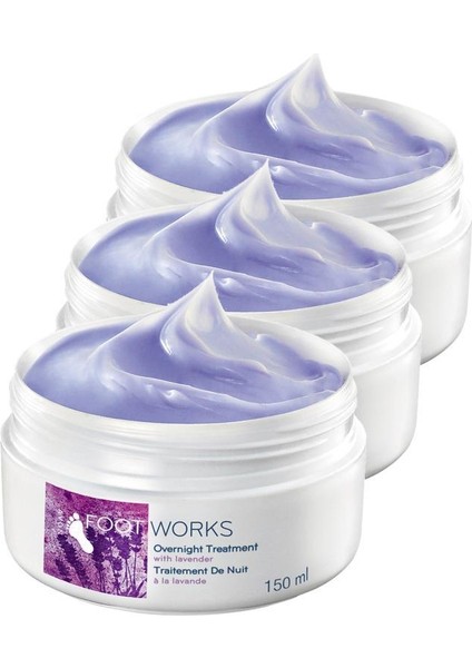 Lavanta Özlü Gece Ayak Kremi 150 Ml. Üçlü Set
