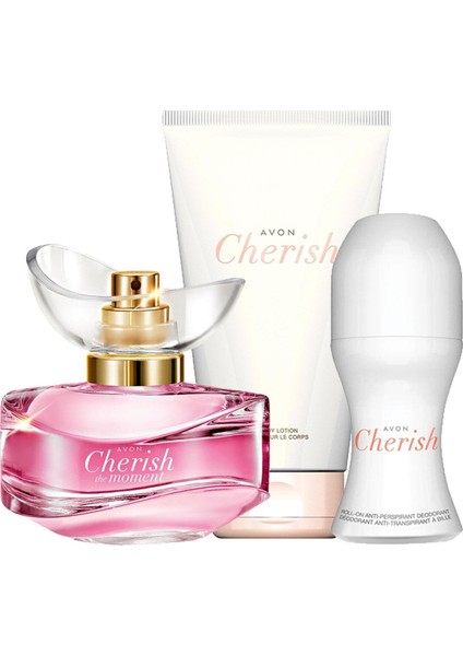 Cherish Moment Krem Rollon Üçlü Set