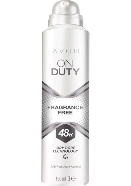On Duty Fragrance Free Kokusuz Deodorant 150 ml