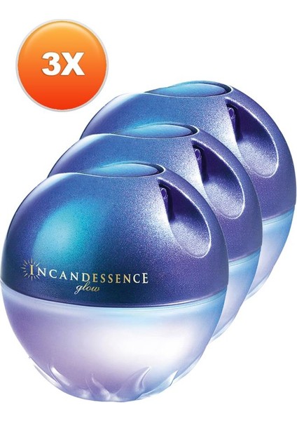 Incandessence Glow Edp 50 ml Bayan Parfüm x 3 Adet