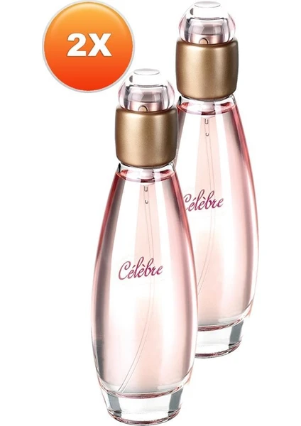 Celebre Kadın Parfüm Edt 50 Ml. İkili Set