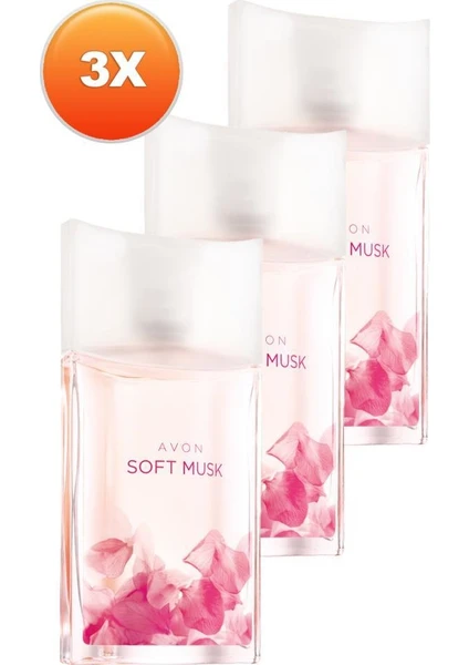 Soft Musk Kadın Parfüm Edt 50 ml 3lü Set