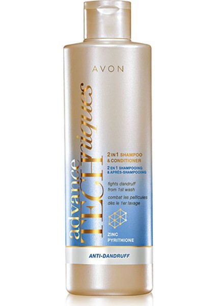 Advance Techniques Kepeklenmeye Karşı 2 si 1 Arada Şampuan & Saç Kremi 200 Ml.