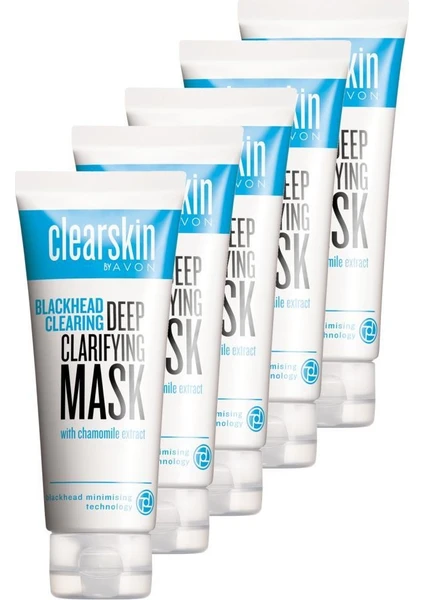 Clearskin Siyah Noktalar Için Maske 75 Ml. Beşli Set