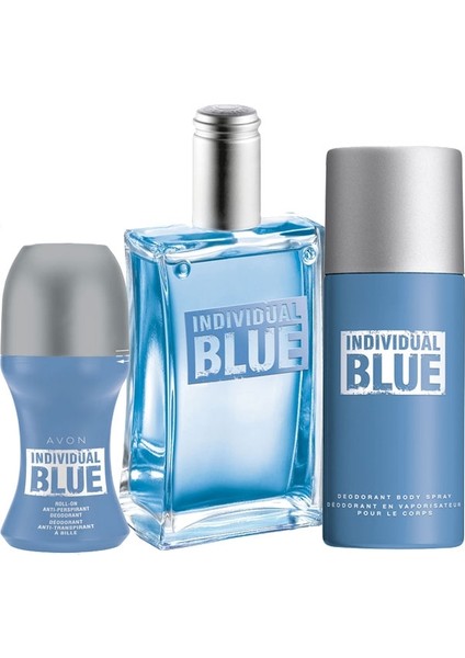 İndividual Blue Edt 100 Ml Erkek Parfüm 3'Lü Set