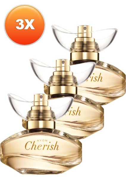 Cherish Edp 50 Ml Bayan Parfüm 3 Adet